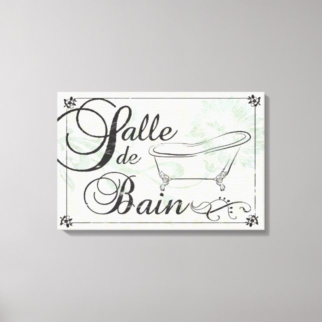 Toile Salle de Bain Canvas (Recto)