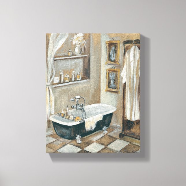 Toile Salle de bain française neutre (Recto)