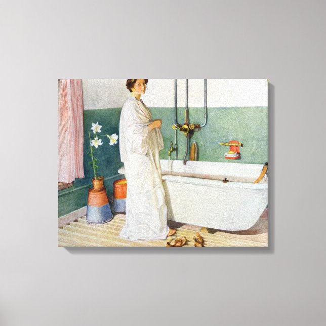 Toile Salle de bain - Lisbeth, pub. en 'Lasst Licht Hin (Recto)