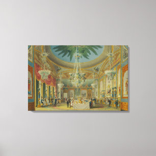 Toile Salle de banquets, de 'Vues du Pavillon Royal