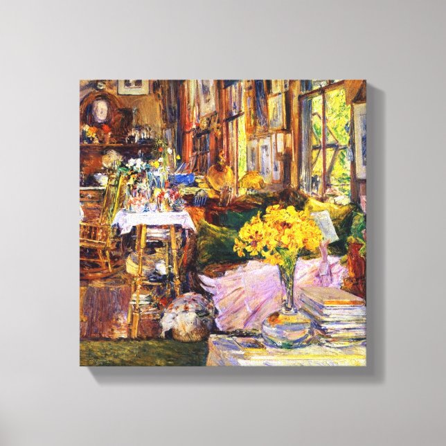 Toile Salle des fleurs de Frederick Childe Hassam (Recto)