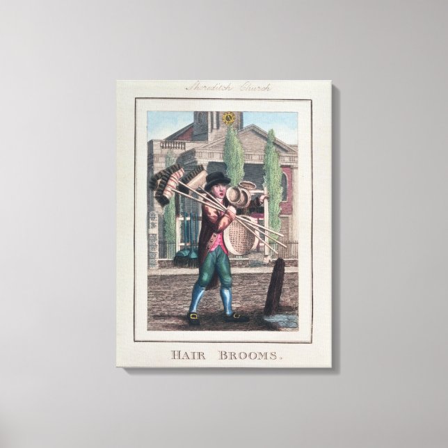 Toile Salles de cheveux, église Shoreditch (Recto)