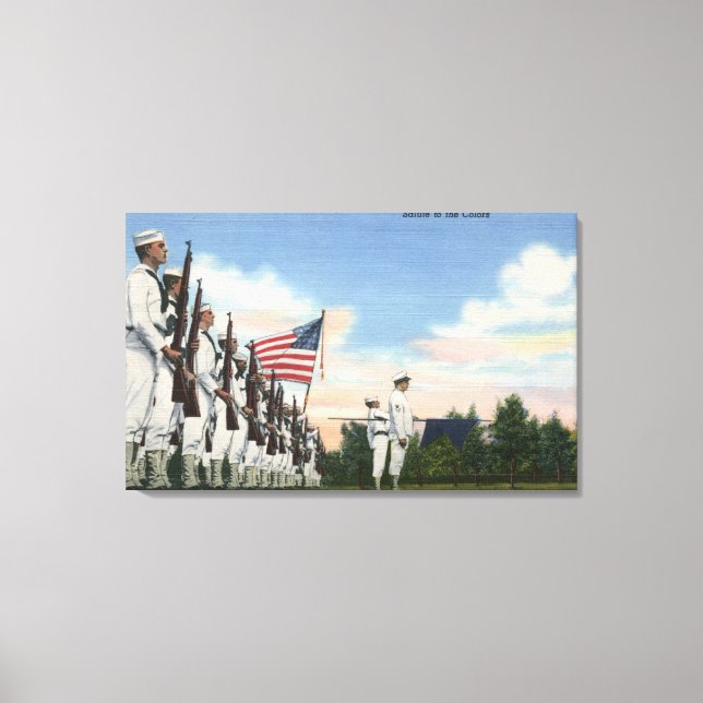 Toile Salut à la formation Colors - US Navy (Recto)