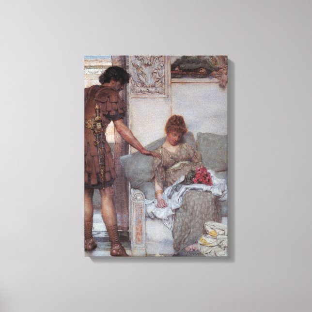 Toile Salutation silencieuse (par Lawrence Alma-Tadema) (Recto)