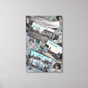 Toile Salutations de avec des vues pittoresques