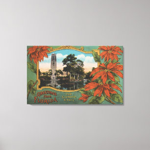 Toile Salutations de la Floride le Floride