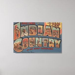 Toile Salutations du pays indien du sud-ouest