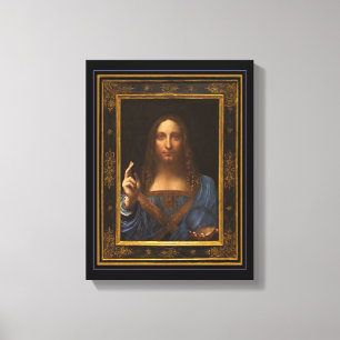 Toile Salvator Mundi 1500 Leonardo da Vinci Canvas Impri