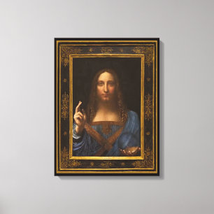 Toile Salvator Mundi 1500 Leonardo da Vinci Canvas Impri