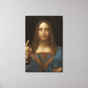 Toile Salvator Mundi by Leonardo da Vinci