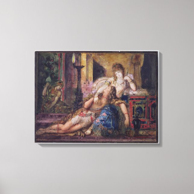 Toile Samson et Delilah (w/c) (Recto)