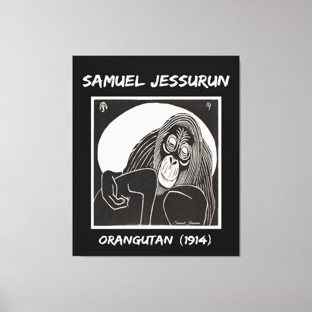 Toile Samuel Jessurun Orangutan (1914) (Recto)