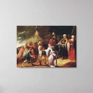 Toile Samuel tuant Agag, roi de l'Amalekites