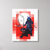 Samurai Warrior avec panthère noire !