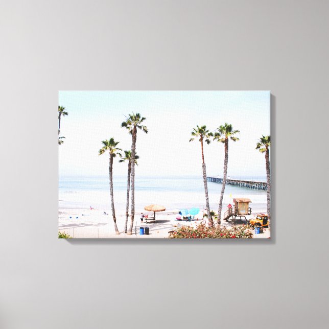 TOILE SAN CLEMENTE BEACH, CALIFORNIE, USA (Recto)