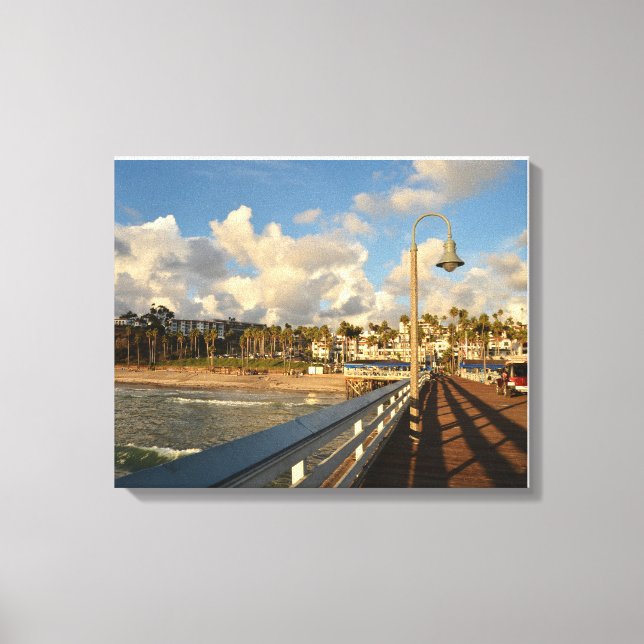 Toile San Clemente Pier Californie (Recto)