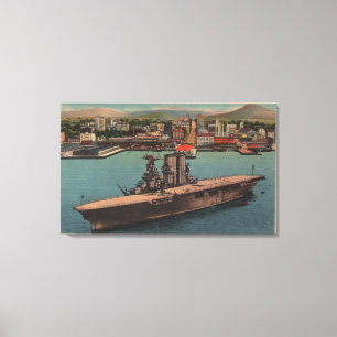 Toile San Diego, CA - porte-avions de la marine