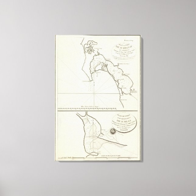 Toile San Diego, Californie (Recto)