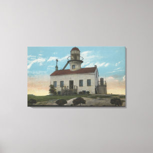 Toile San Diego, la Californie - vieux phare espagnol