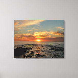 Toile San Diego Sunset II California Seascape