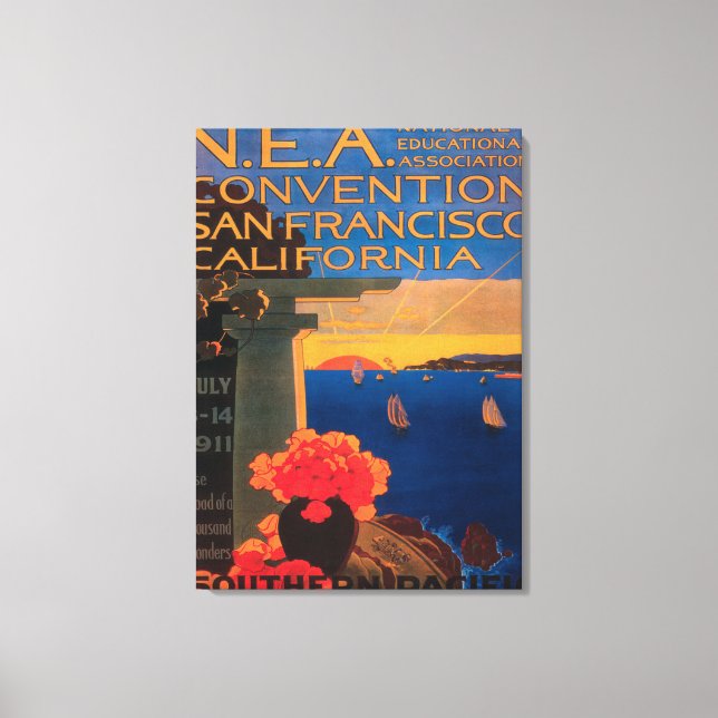 Toile San Francisco, Californie Convention (Recto)