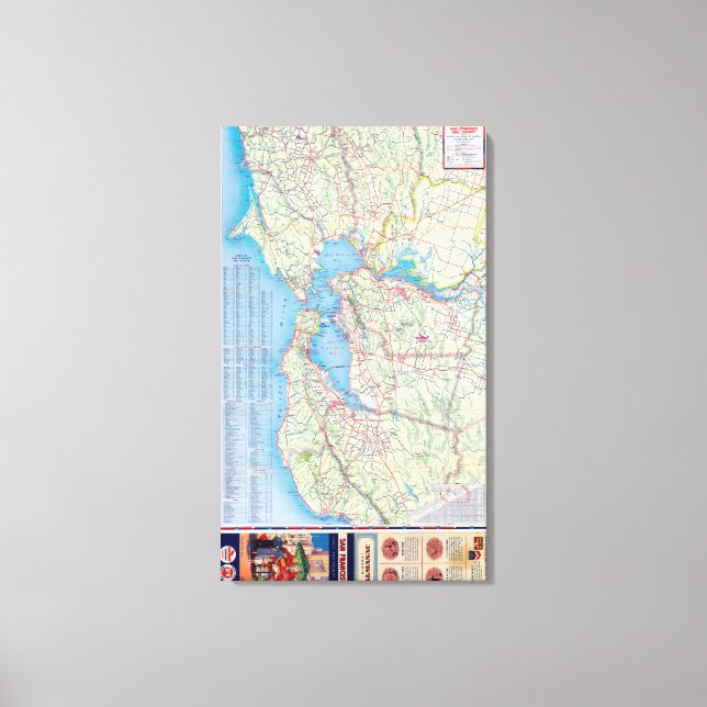 Toile San Francisco et Vicinity 2 (Recto)