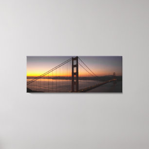 Toile San Francisco golden gate bridge a enveloppé la