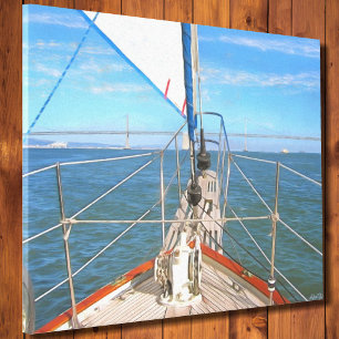Toile San Francisco Sailing 0869 Art
