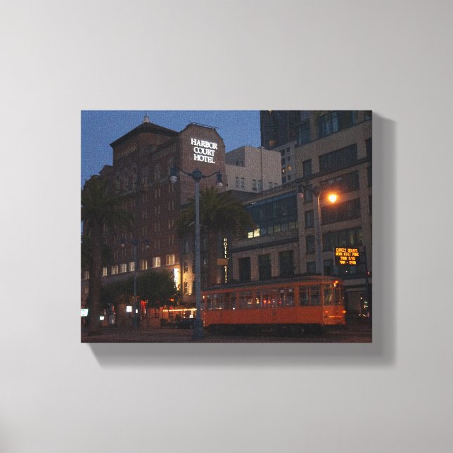 Toile San Francisco Street Car #2 Canvas (Recto)