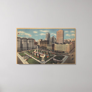 Toile San Francisco, vue carrée de CAUnion