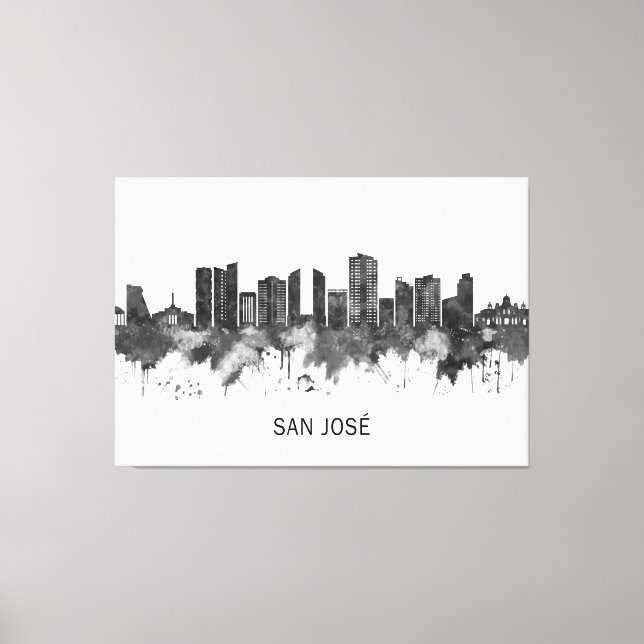 Toile San José Costa Rica Skyline (Recto)