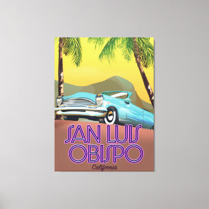 Toile San Luis Obispo California Travel poster