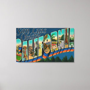 Toile San Luis Obispo, la Californie - grande scène de