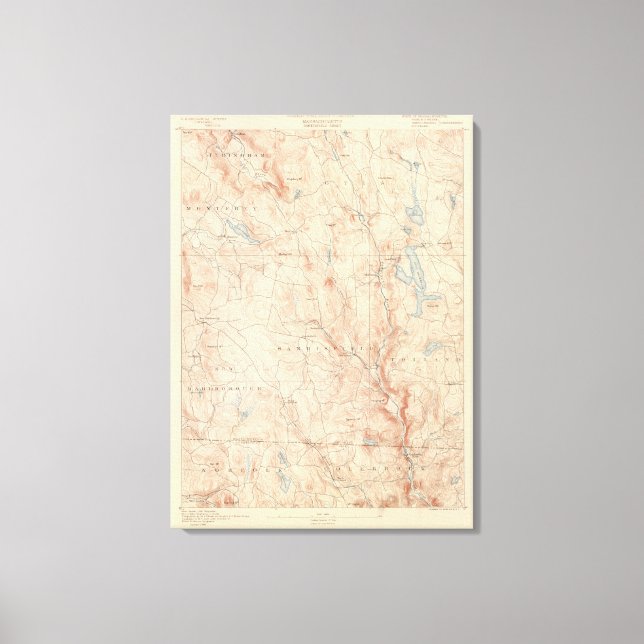 Toile Sandisfield, Massachusetts (Recto)