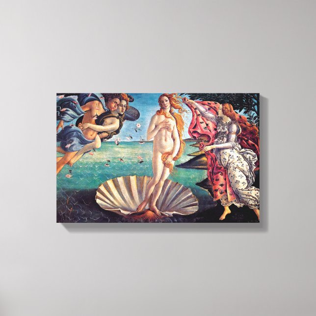 Toile Sandro Botticelli - La Naissance de Vénus - Beaux- (Recto)