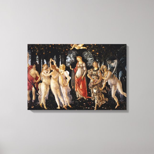 Toile Sandro Botticelli - Le Printemps (Recto)