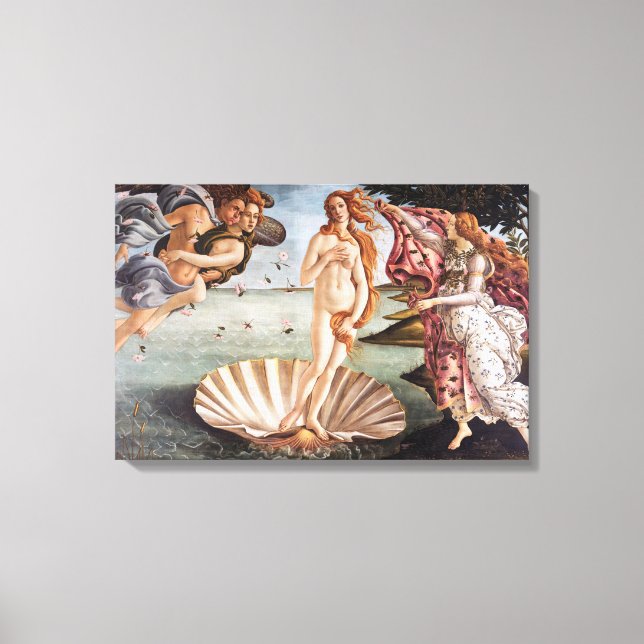 Toile Sandro Botticelli - Naissance de Vénus (Recto)