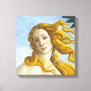 Toile Sandro Botticelli - Naissance de Vénus Gros plan