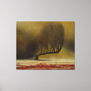 Toile Sans titre (Nightmare Tree) par Zdzislaw Beksinski