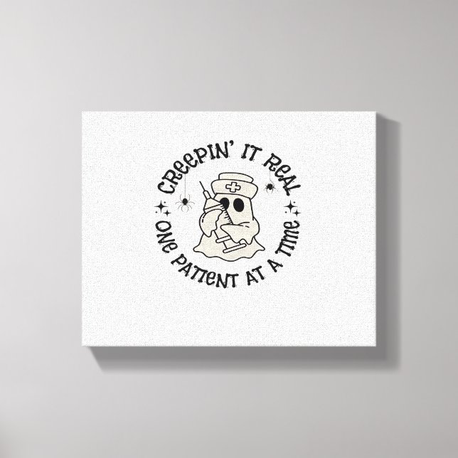 Toile Santé Halloween, Le Creeping It Real Un Patient (Recto)