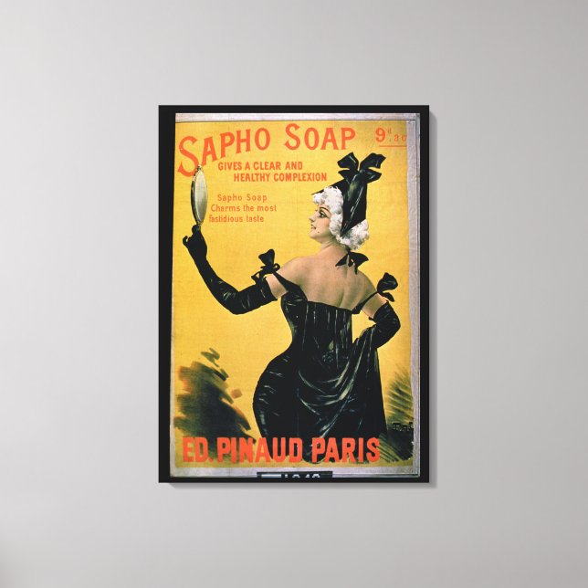 Toile 'Sapho Soap - Donne une complexité claire et saine (Recto)