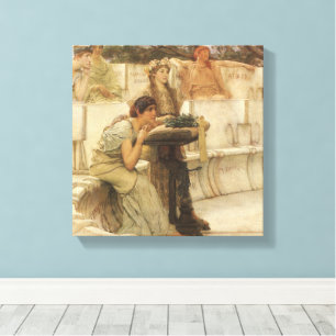 Toile Sappho et Alcaeus par Sir Lawrence Alma Tadema