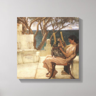 Toile Sappho et Alcée par Sir Lawrence Alma-Tadema
