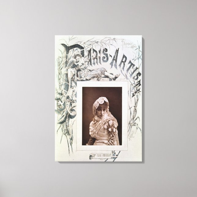 Toile Sarah Bernhardt dans le rôle de Marion Delorme (Recto)