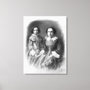 Toile Sarah Bernhardt et sa mère ?