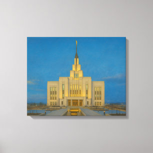 Toile Saratoga Springs Utah Temple Painting™ LDS Canvas