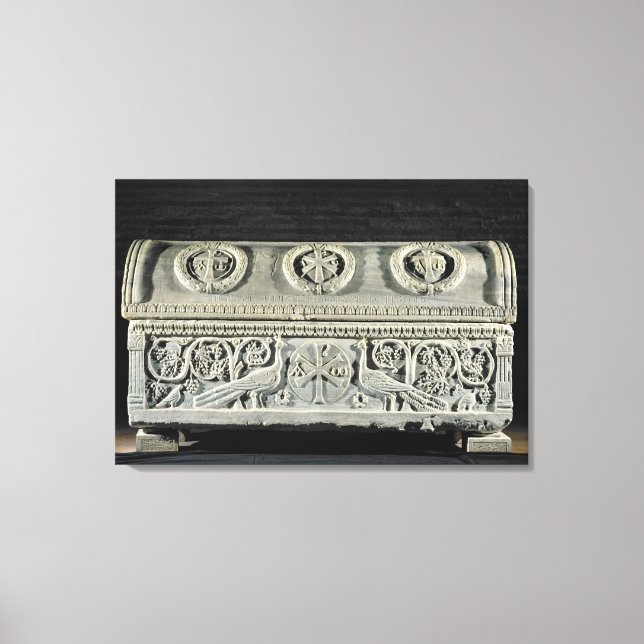 Toile Sarcophage de l'évêque Théodore (Recto)