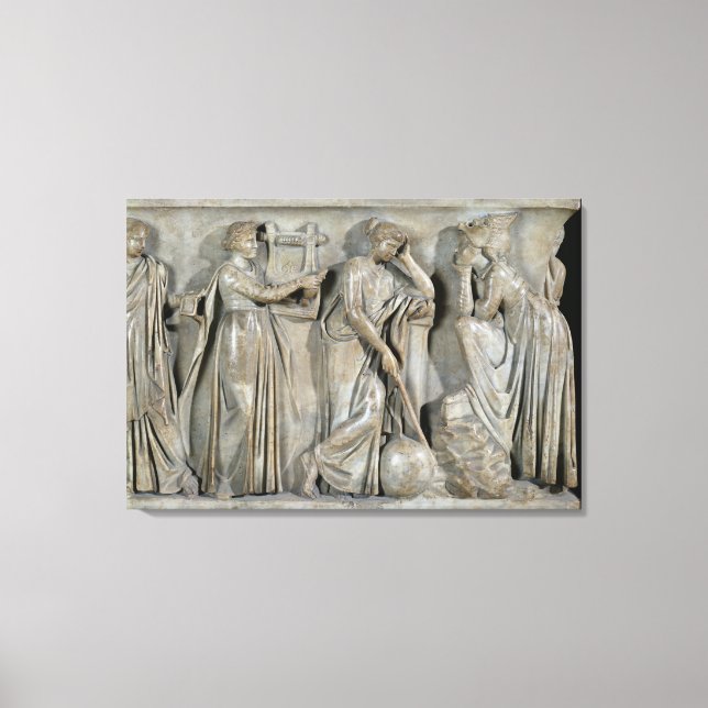 Toile Sarcophage des Muses (Recto)