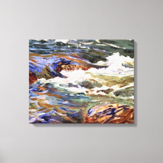Toile Sargent - En Norvège, peinture d'art (Recto)