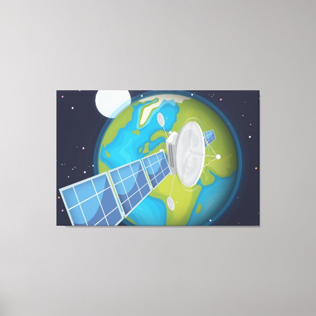 Toile Satellite (Recto)